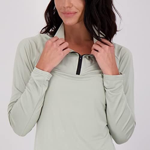 3 Pack: Womens Dry-Fit Long Sleeve Quarter Zip & Full Zip Up Hoodie Workout Jacket (Available in Plus)